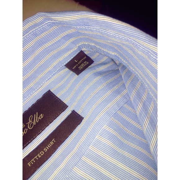 Tasso Elba Button Down Dress Shirt - Picture 4 of 4